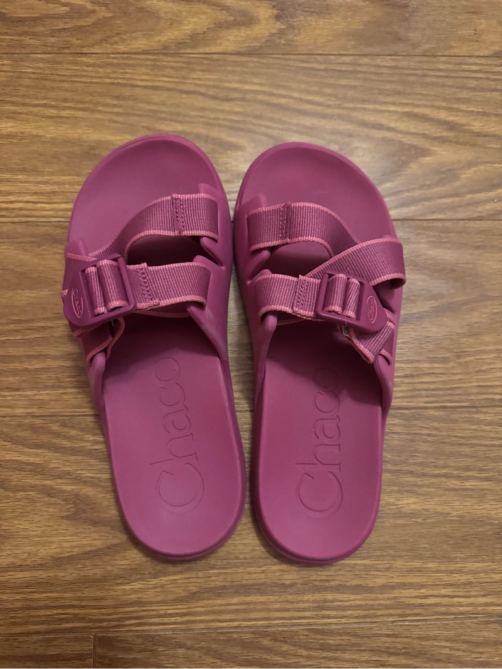 Chaco Women’s Magenta Slide Sandals with Adjustable Strap